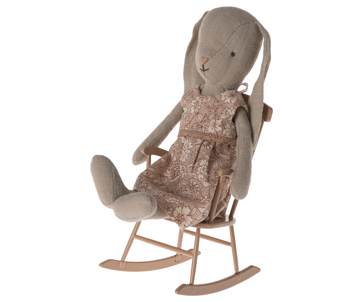 Maileg - Rocking Chair, Mini - Dark Powder