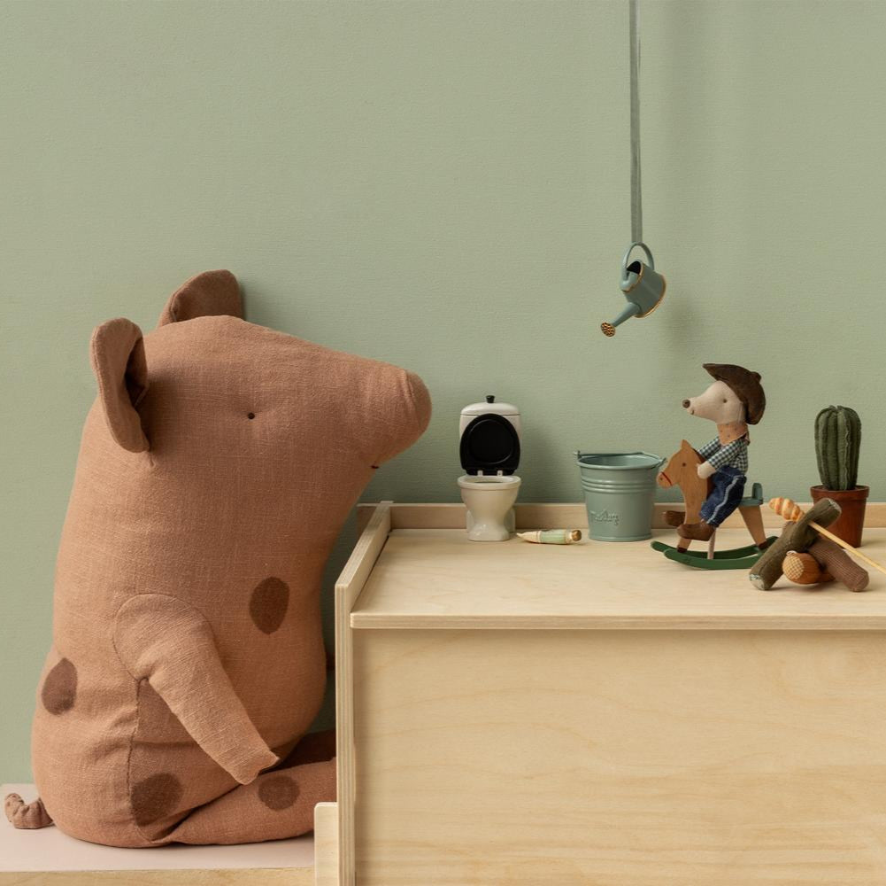 Maileg Truffle Pig, Big | Vintage Rose