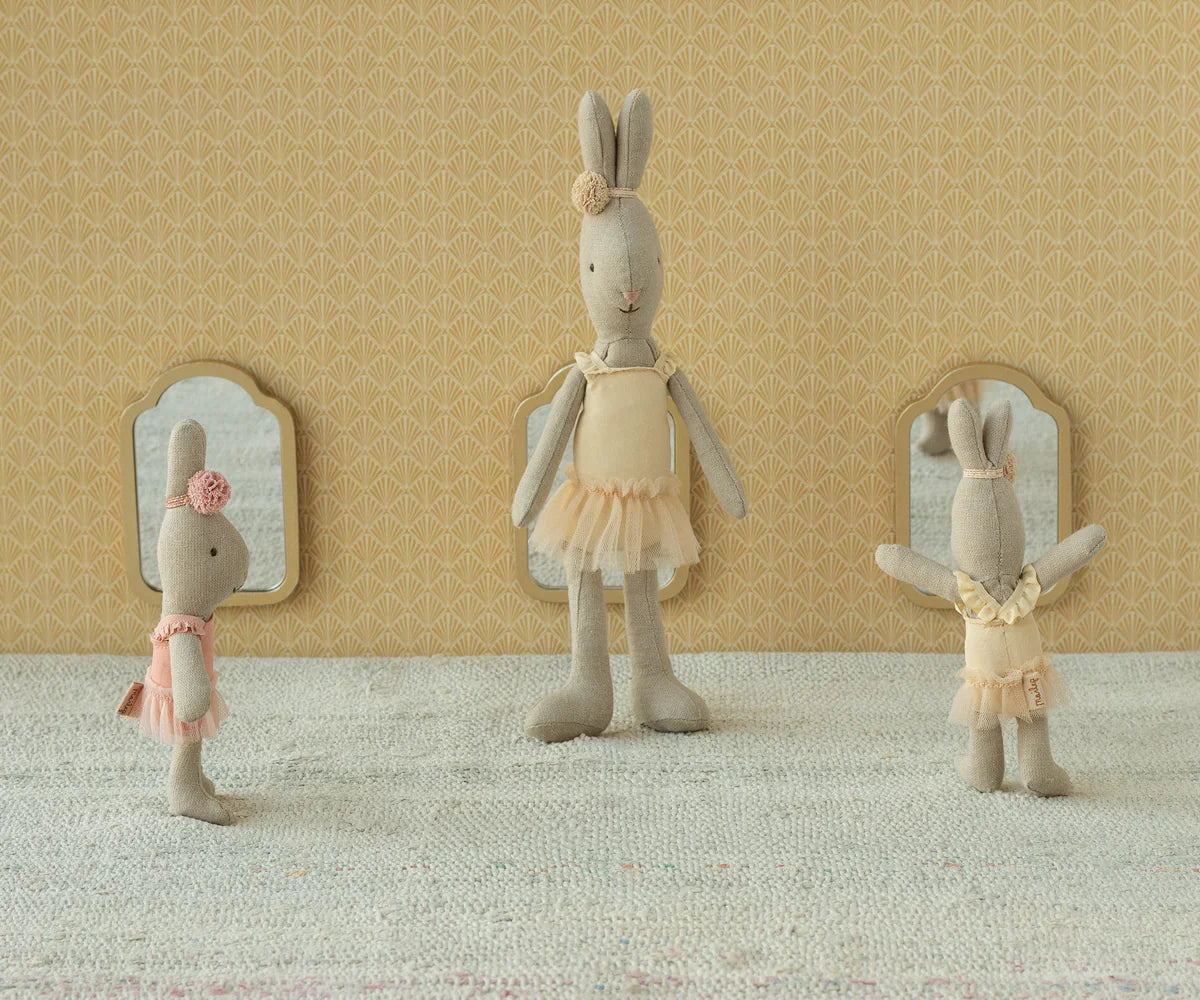 Maileg Rabbit, Size 1 - Classic - Ballet Suit And Skirt - Cream