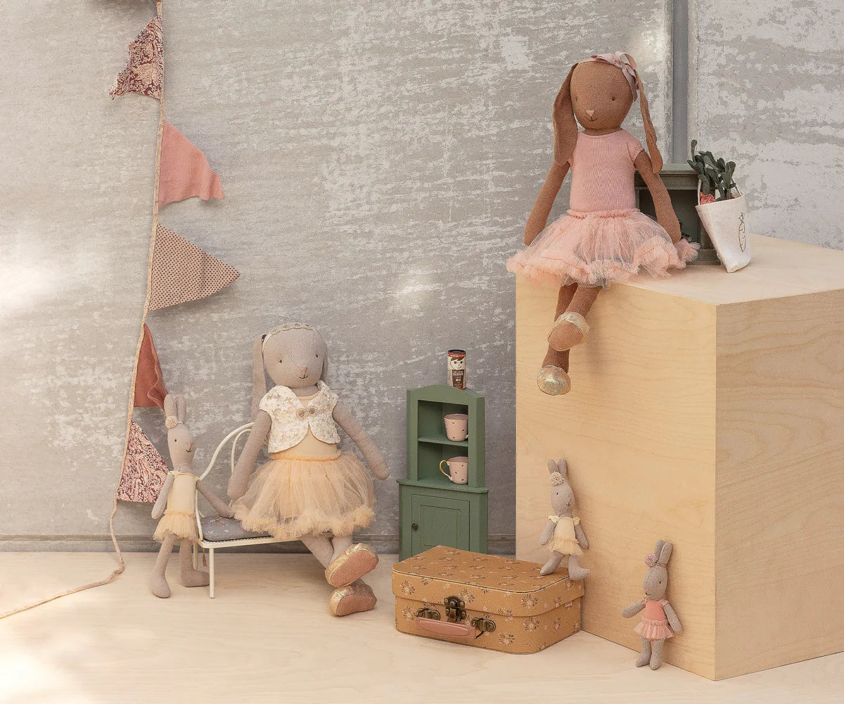 Maileg Bunny, Size 3 - Classic - Ballet Suit And Skirt - Cream
