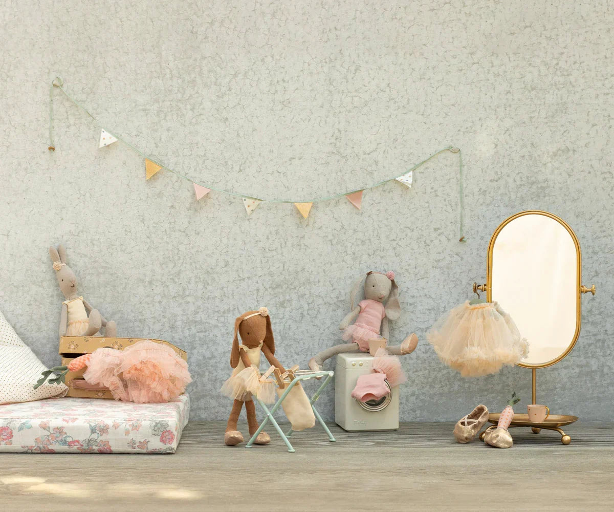 Maileg Bunny, Size 2 - Classic - Ballet Suit And Skirt - Rose