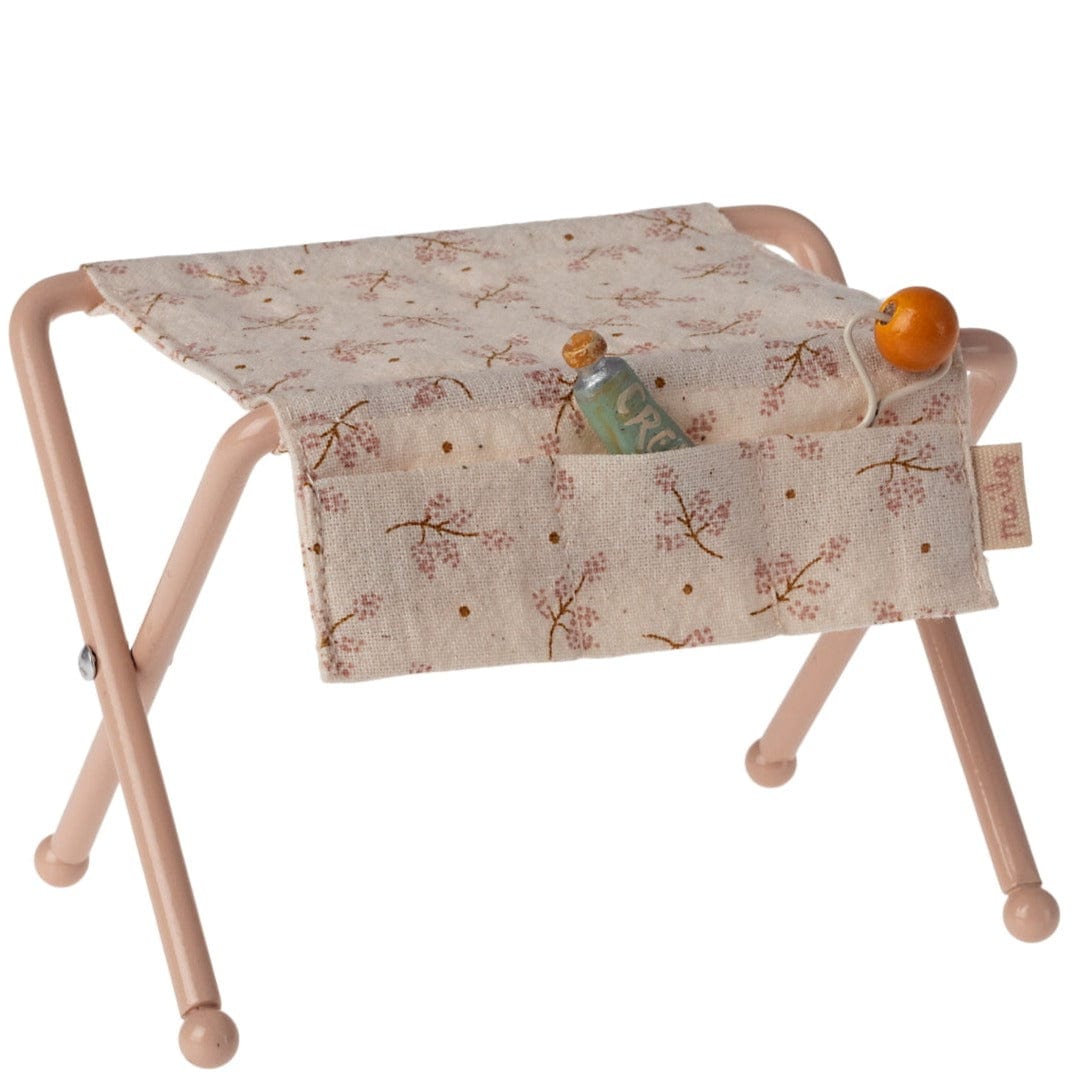 Maileg Nursery Table For Baby Mouse Rose