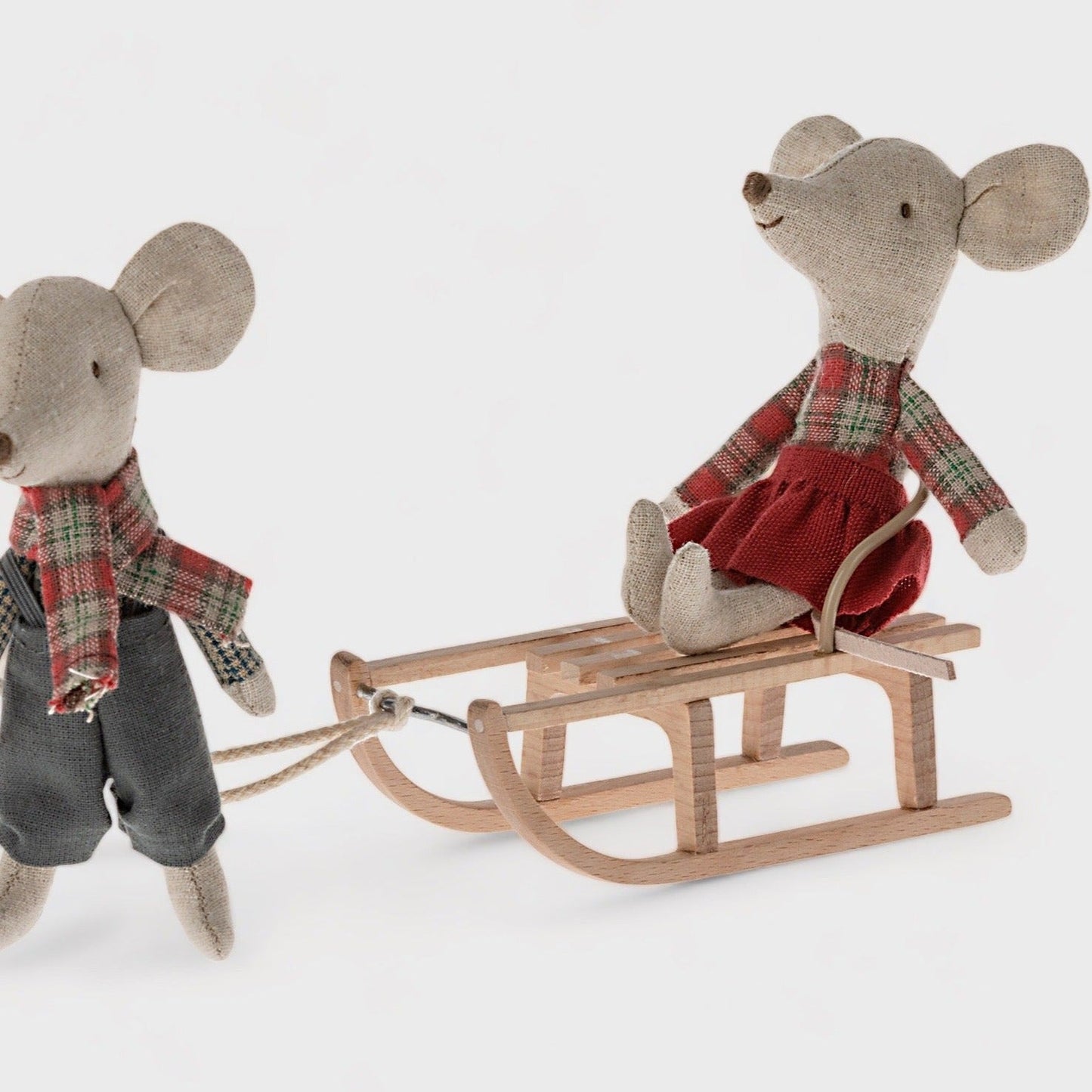 Maileg Mouse Sled