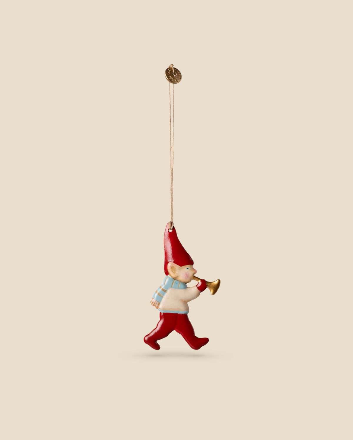 Maileg Metal Ornament, Pixy Trumpet