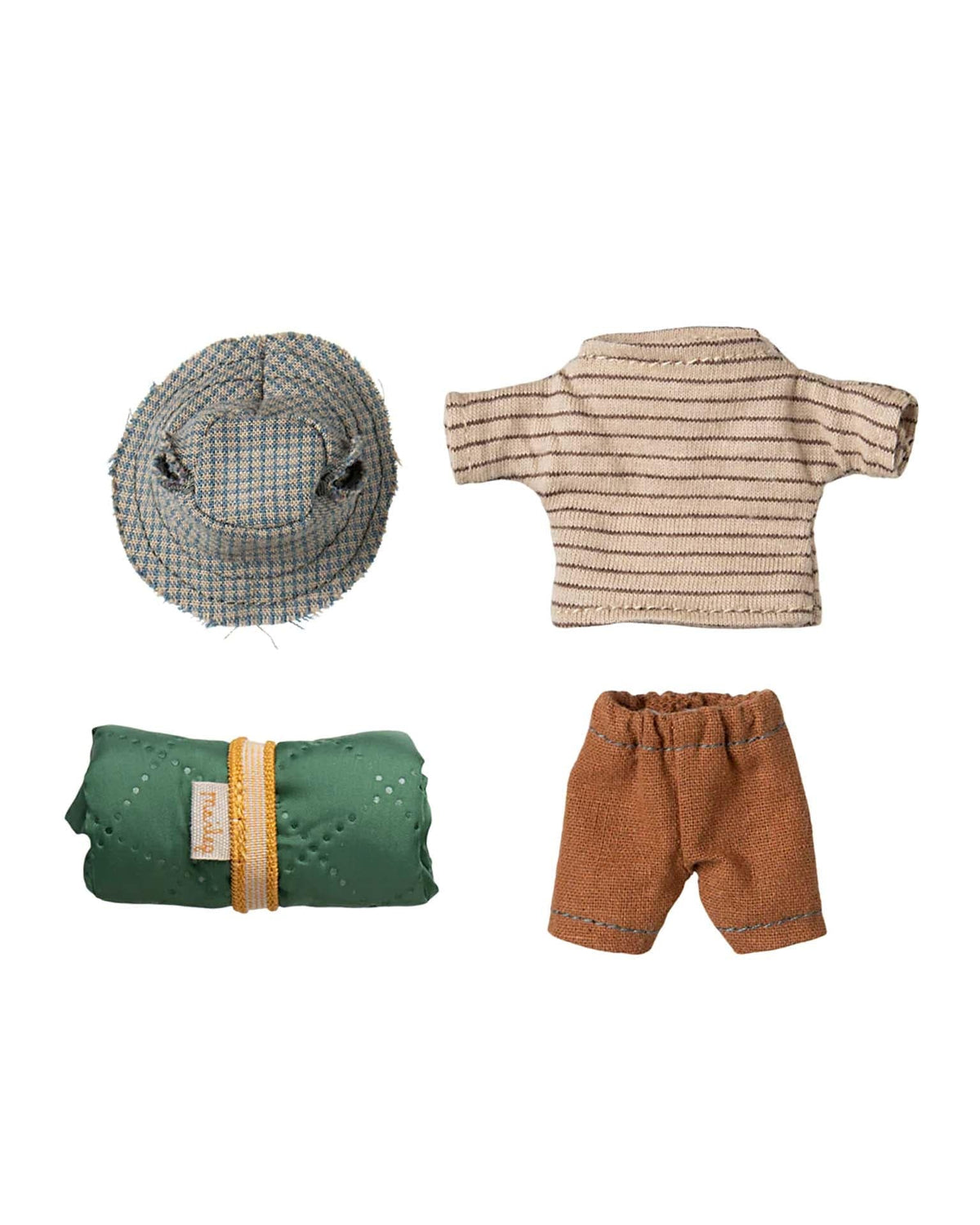 Maileg Big Brother Hiker Mouse - Thin Stripes