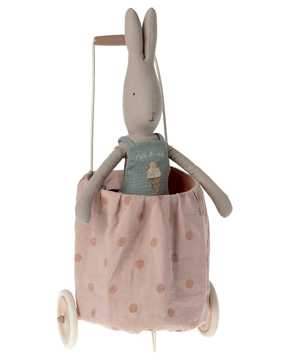 Maileg Dots Trolley In Rose