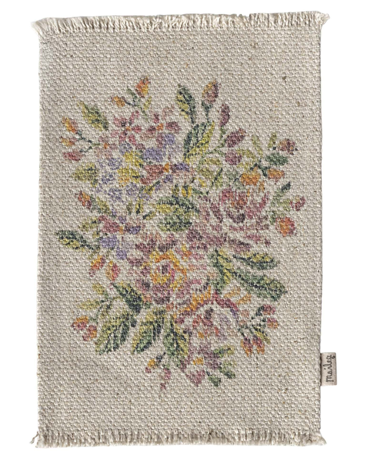 Maileg Medium Rug In Flowers