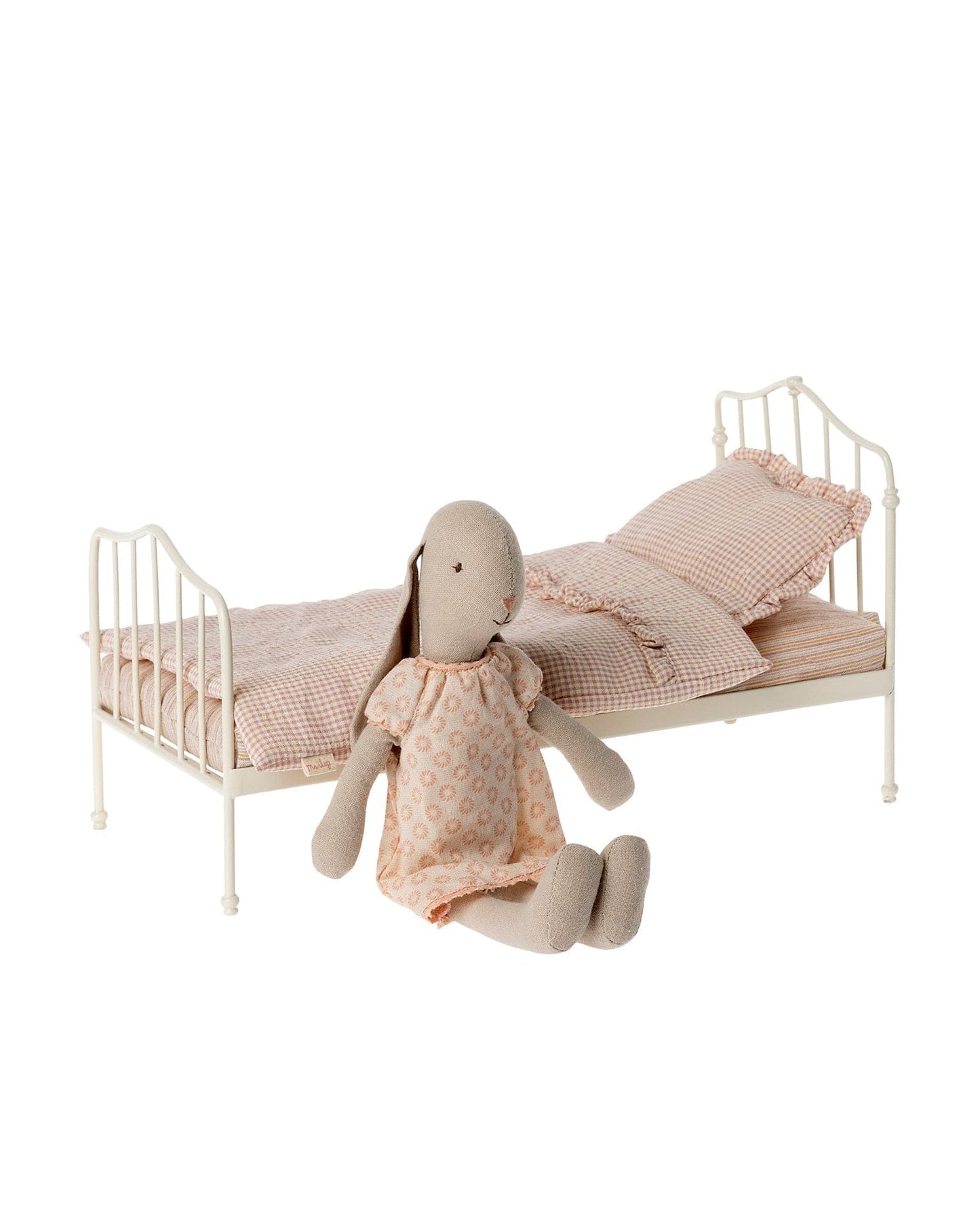 Maileg Miniature Bed In Purple