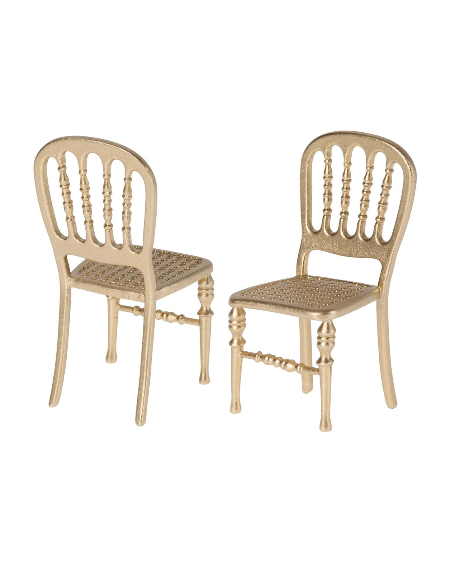 Maileg Mouse Chair In Gold
