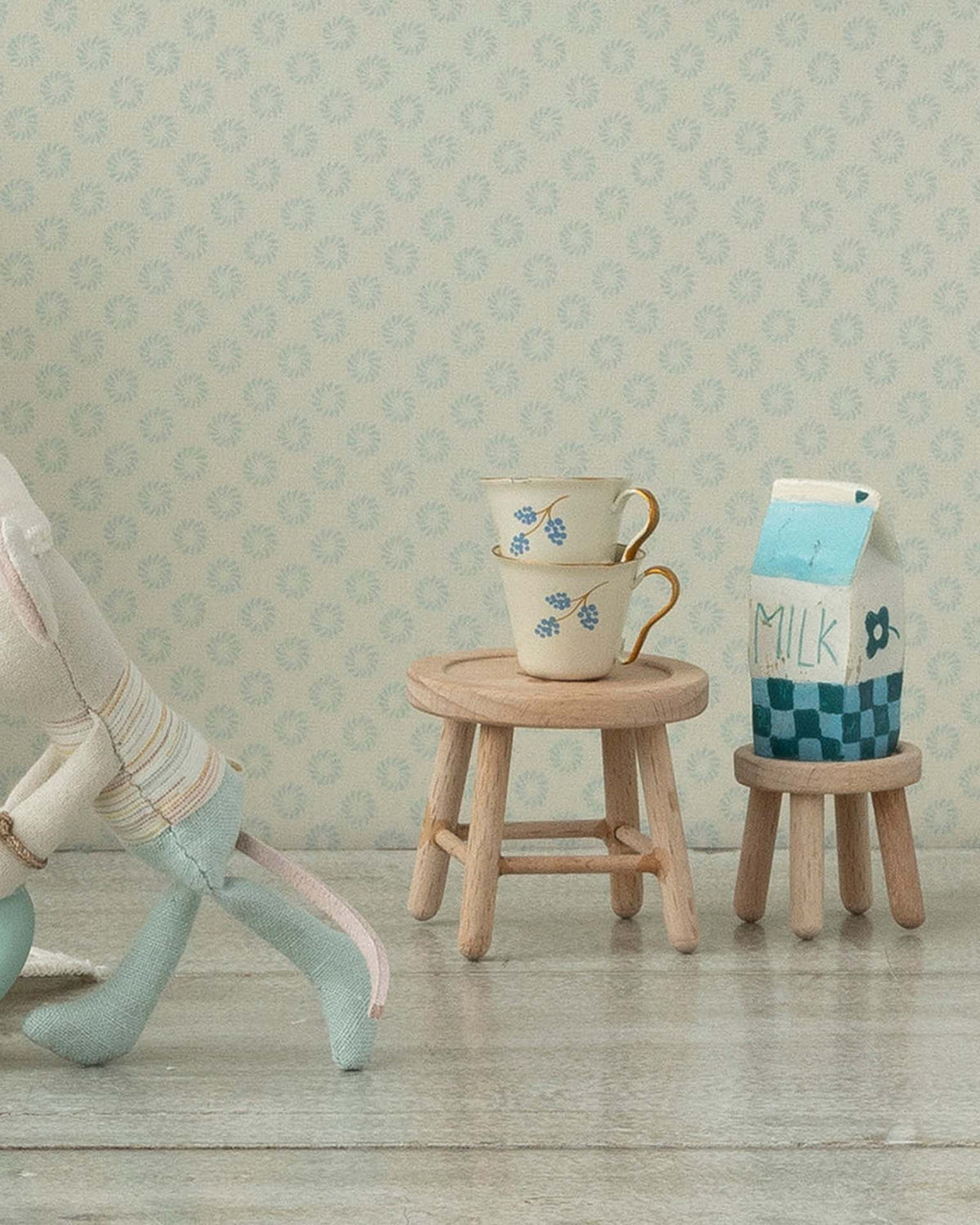 Maileg Mouse Table And Stool Set
