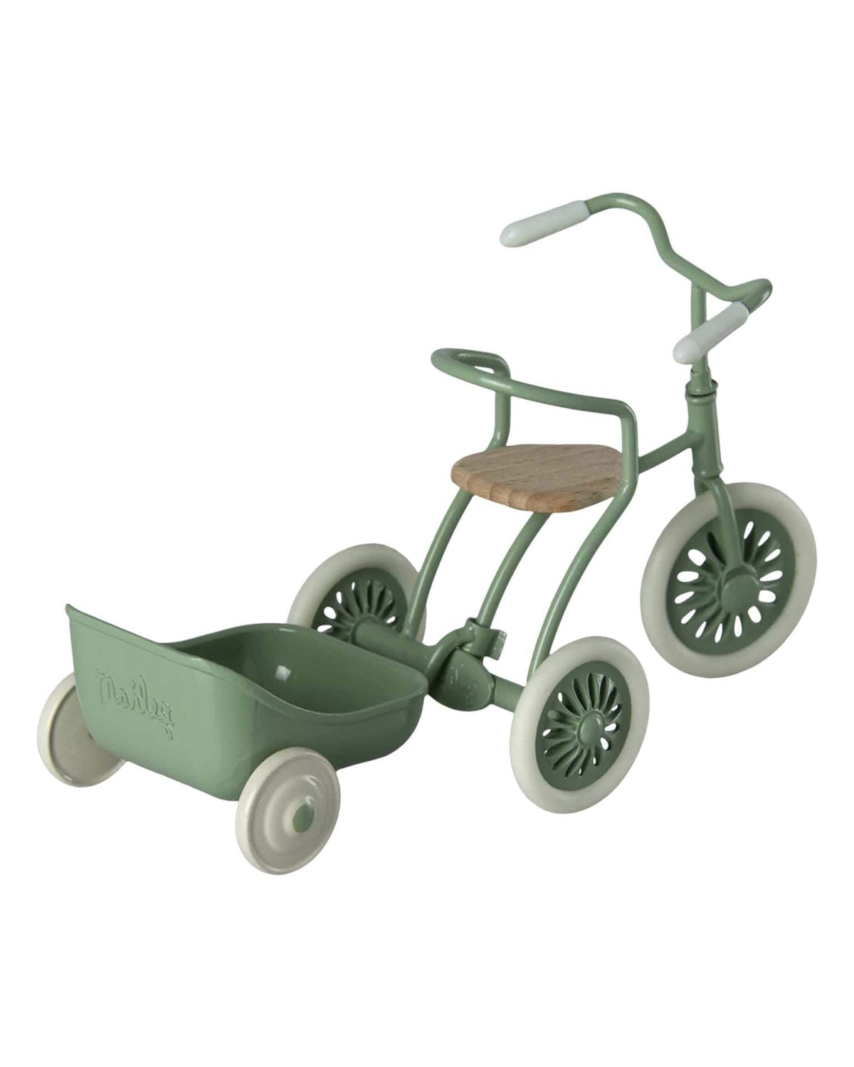 Maileg Mouse Tricycle Hanger In Green