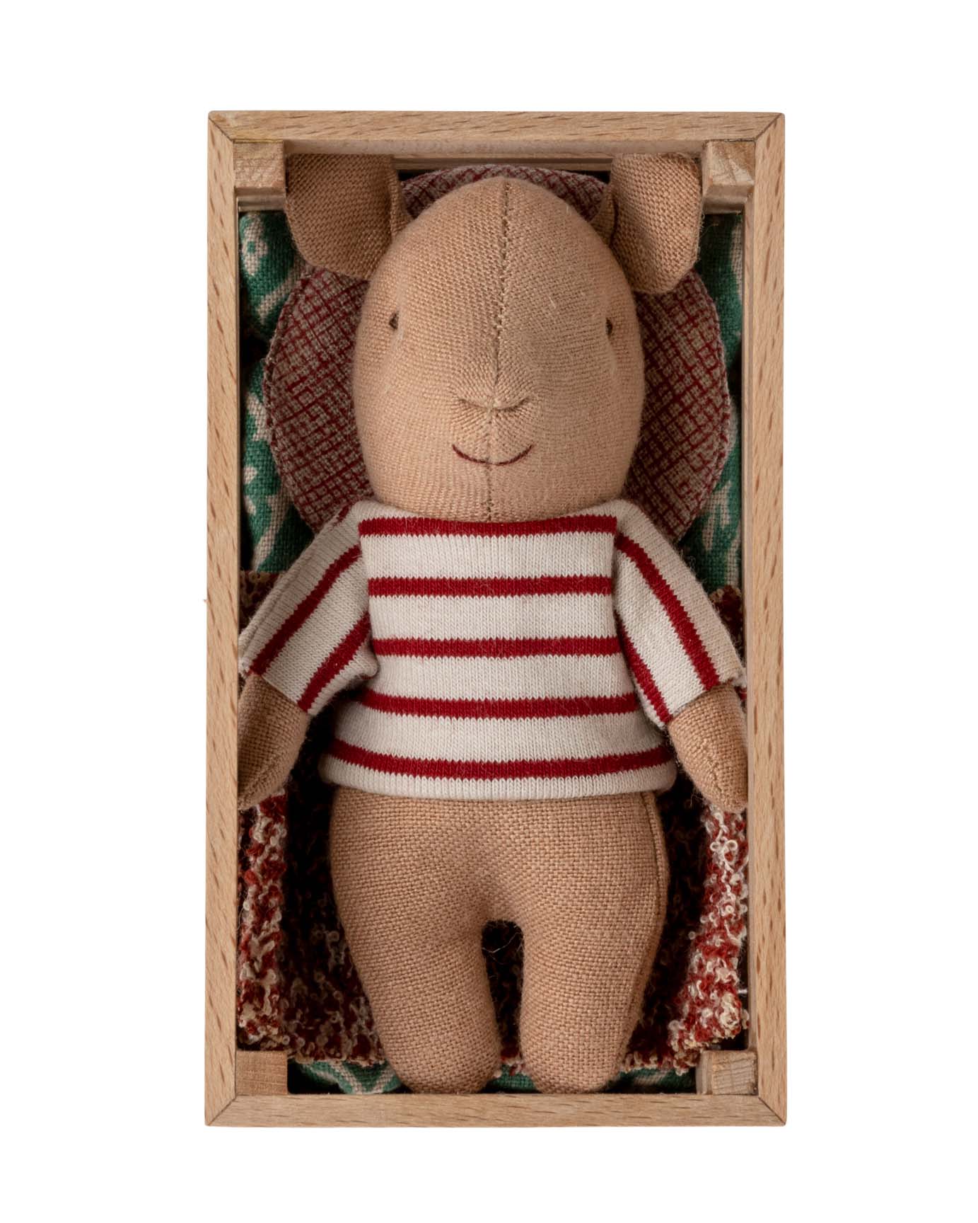 Maileg Pig Baby Girl In Box