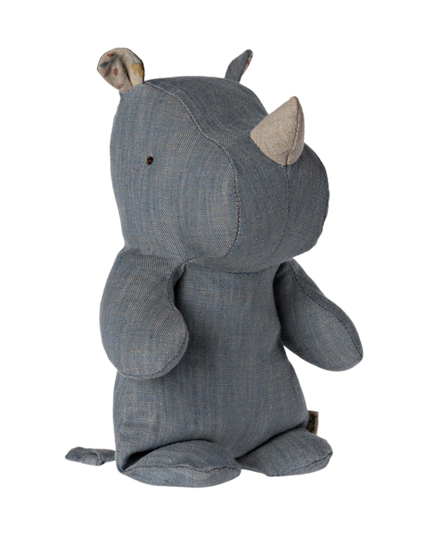 Maileg Small Rhino In Blue/sand