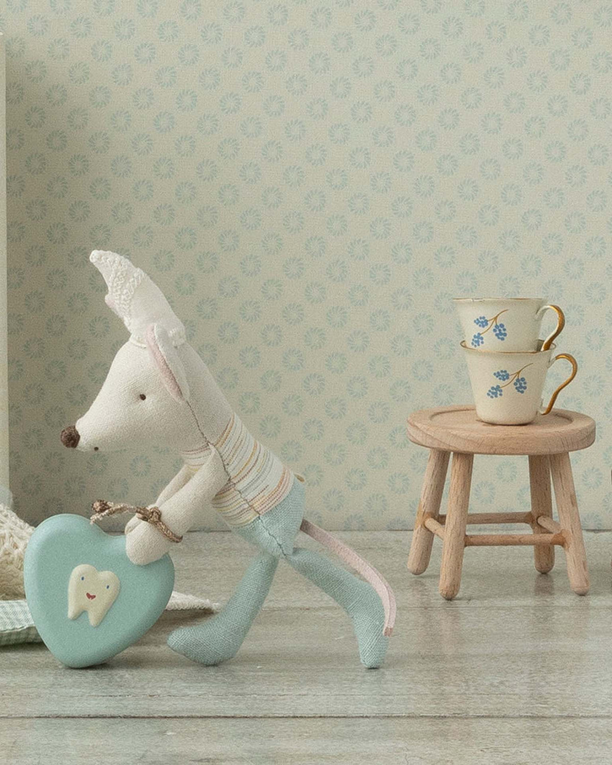 Maileg Small Tooth Box In Mint