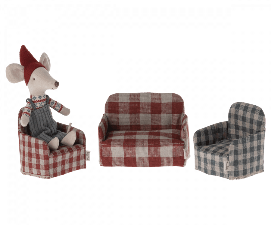 Maileg - Chair, Mouse - Green