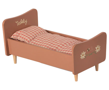 Maileg Wooden Bed For Teddy Mum - Rose