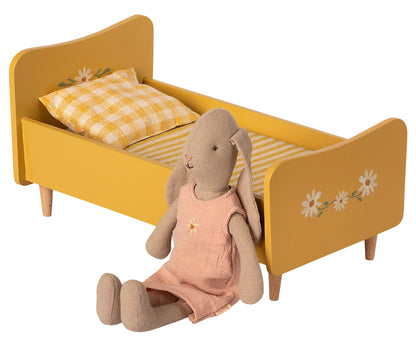  Mini Wooden Bed - Yellow