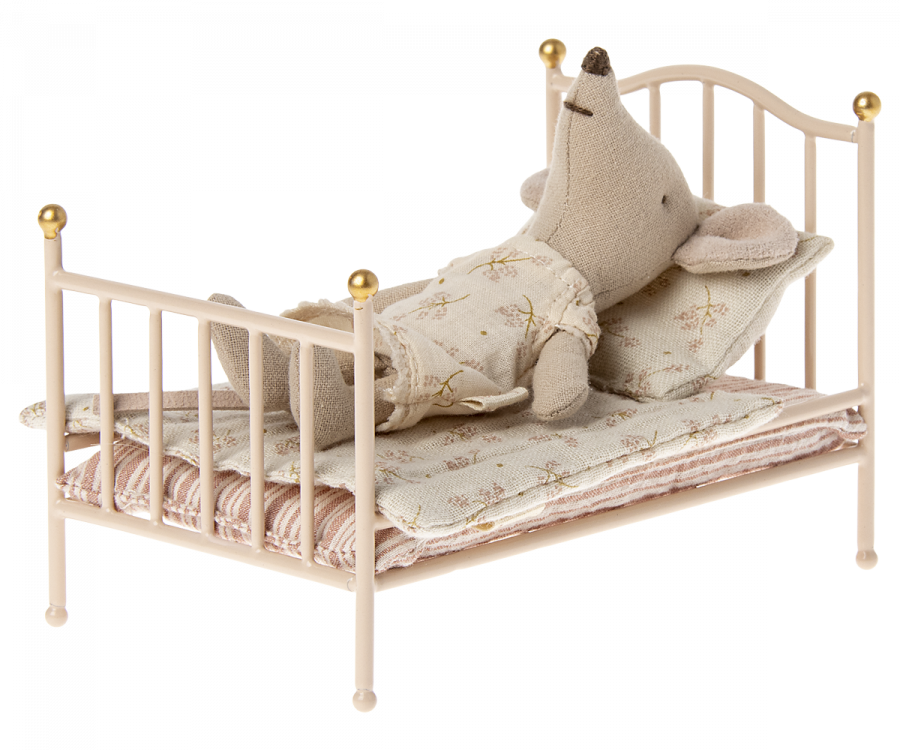  Vintage Bed, Mouse - Rose