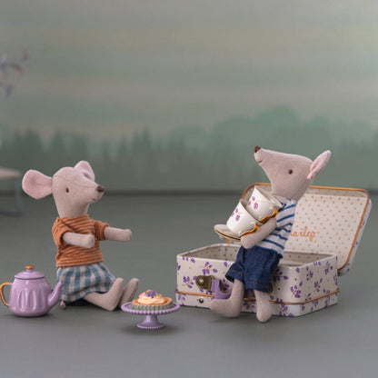  Maileg Afternoon Treat For Mouse - Blue Madelaine