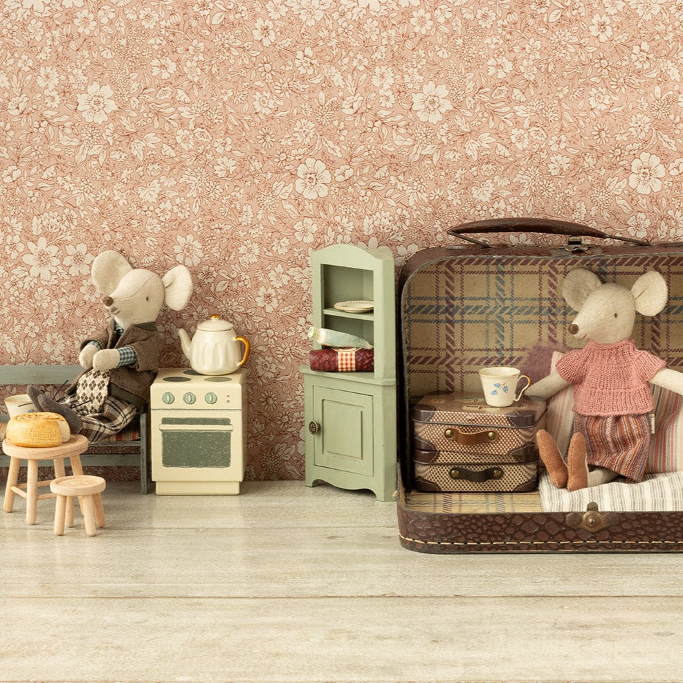 Maileg Corner Cabinet Mouse | Light Green