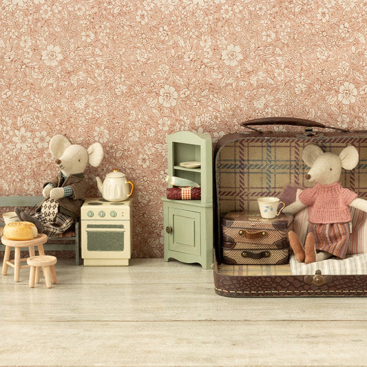 Maileg Corner Cabinet Mouse | Light Green