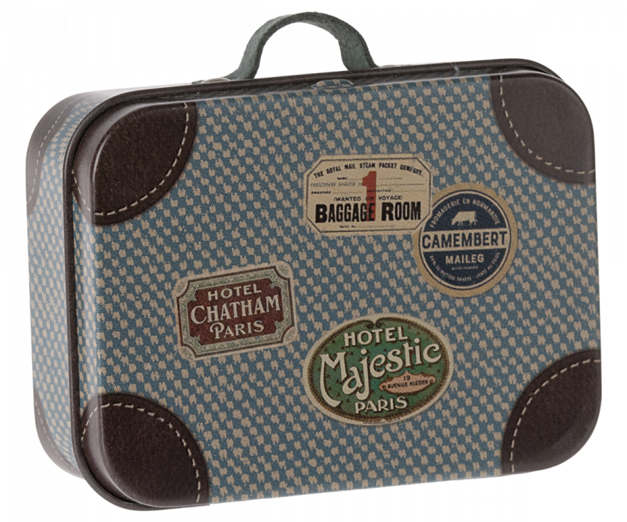  Maileg - Suitcase, Micro - Blue