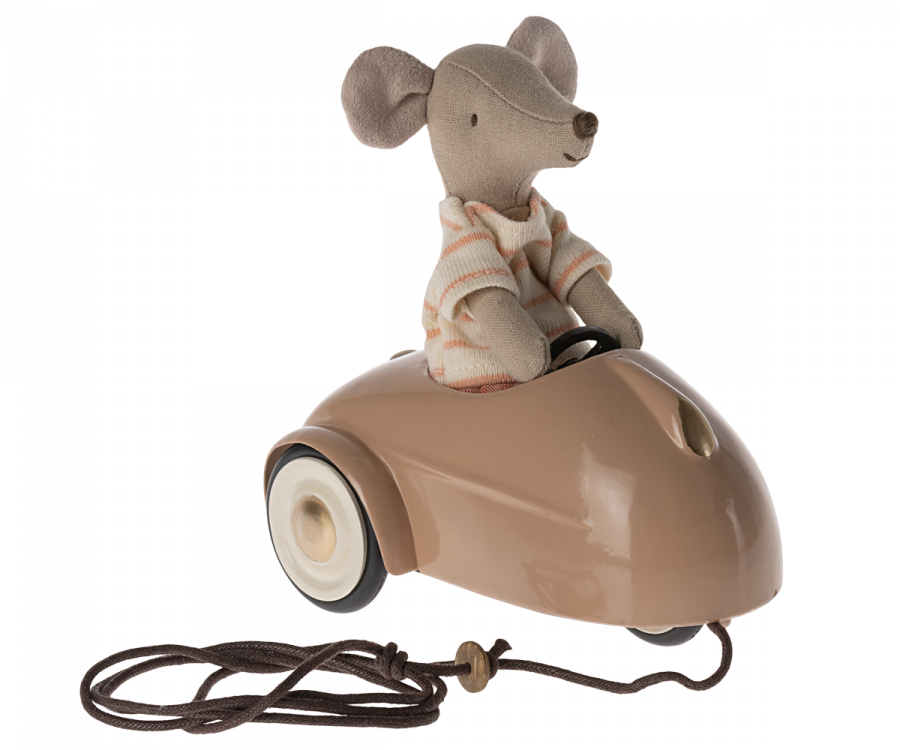 Maileg - Mouse Car - Dark Powder