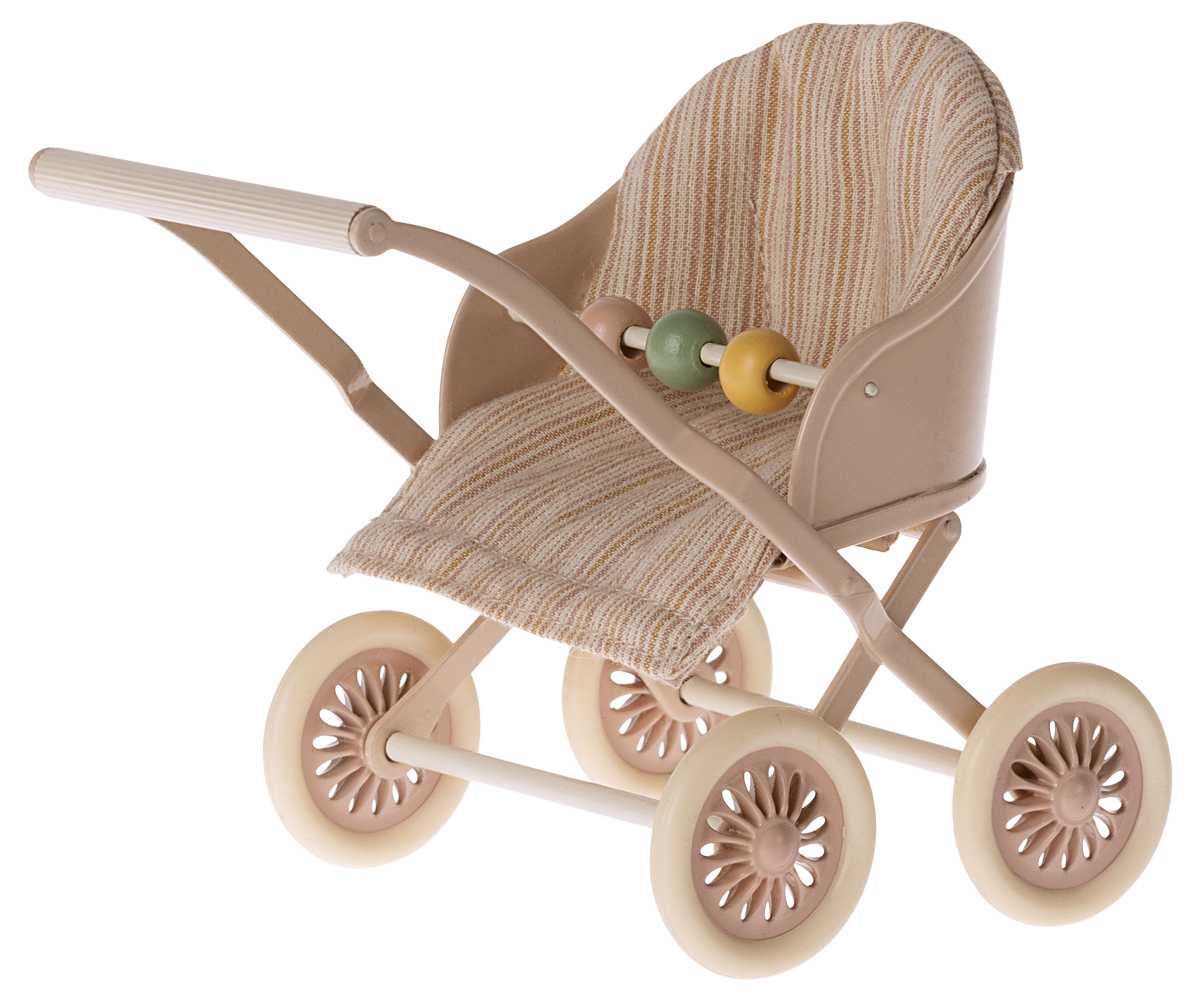  Maileg - Stroller, Baby - Rose