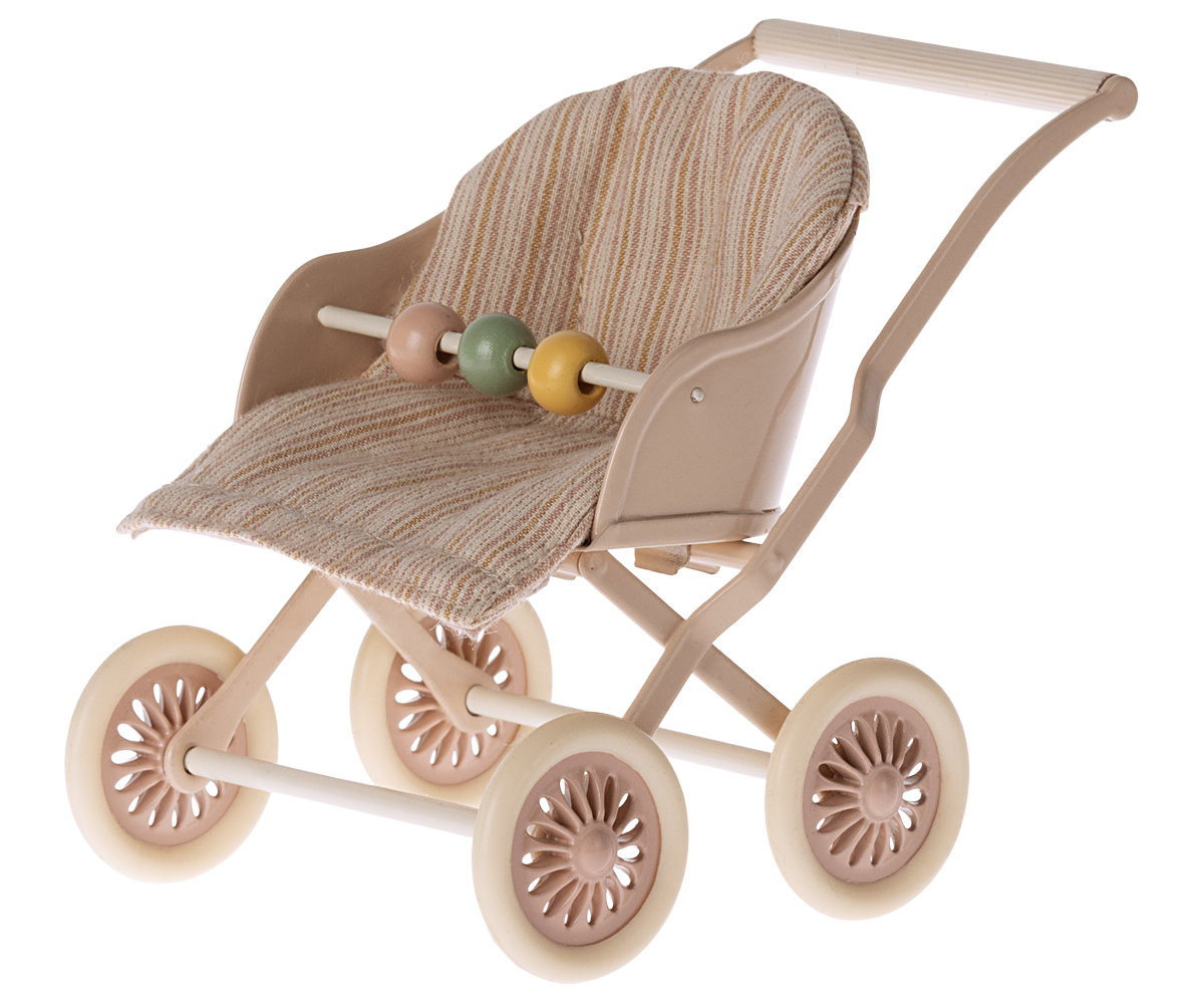  Maileg - Stroller, Baby - Rose