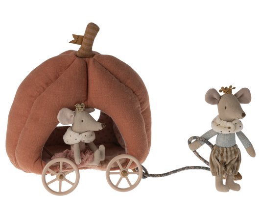 Maileg ETA LATE JULY '24 Pumpkin Carriage For Mouse