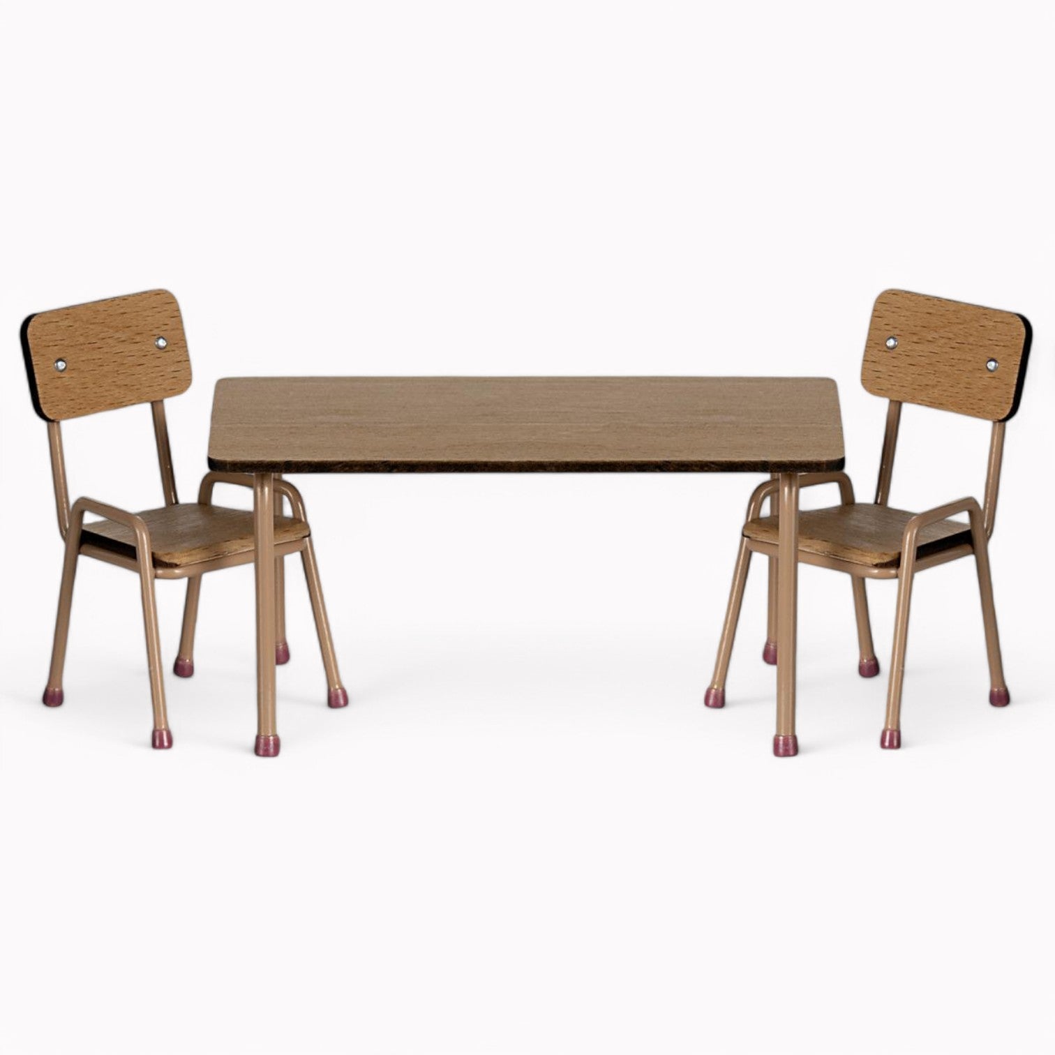 Maileg Table & Chair Set | Dark Powder