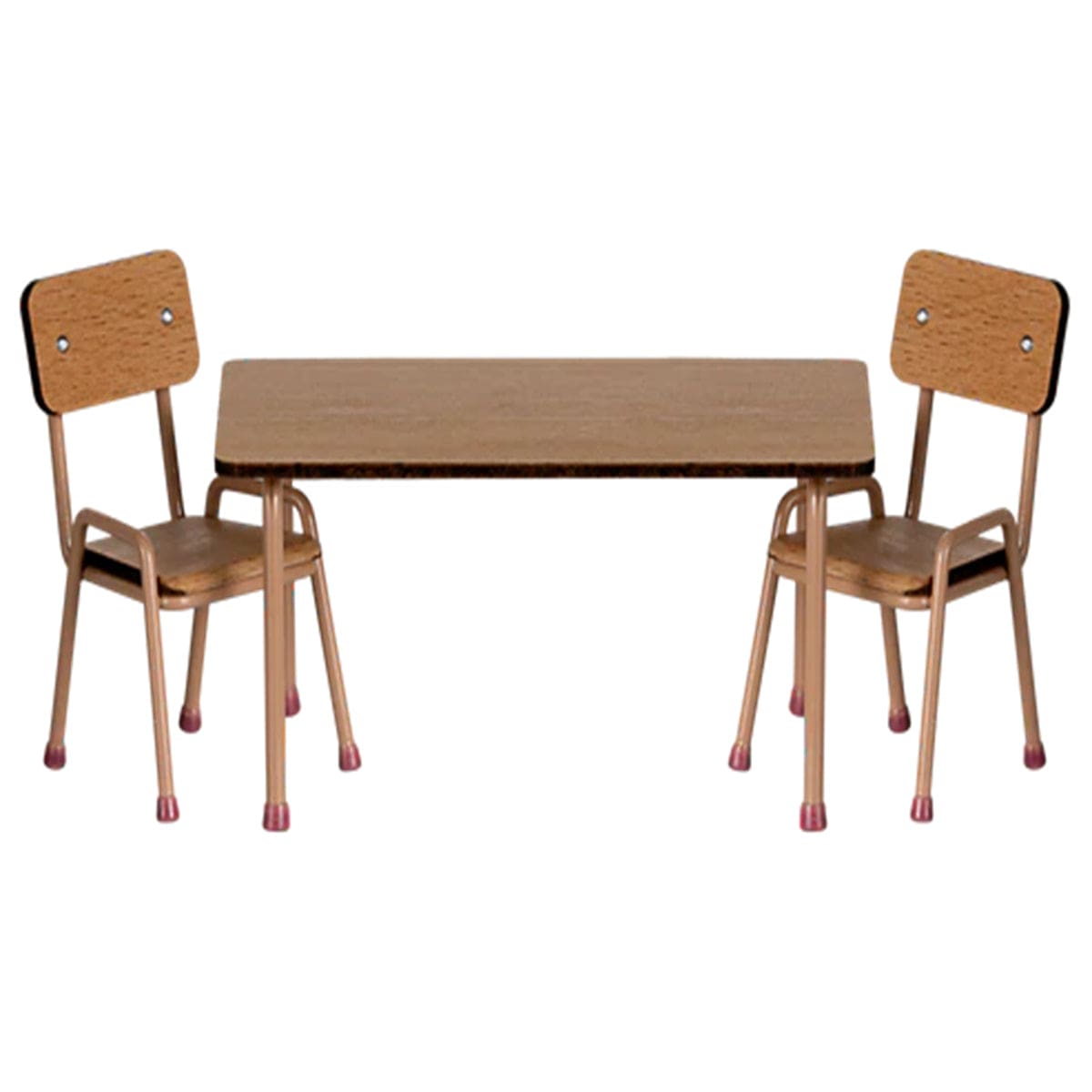  Maileg Table And Chair Set Mouse Dark Powder 