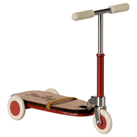  Maileg Kick Board Scooter Mouse Red