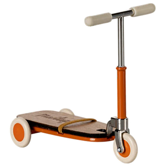  Maileg Kick Board Scooter Mouse Orange