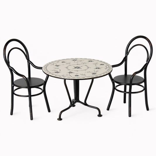 Maileg Dinning Table, Set With 2 Chairs