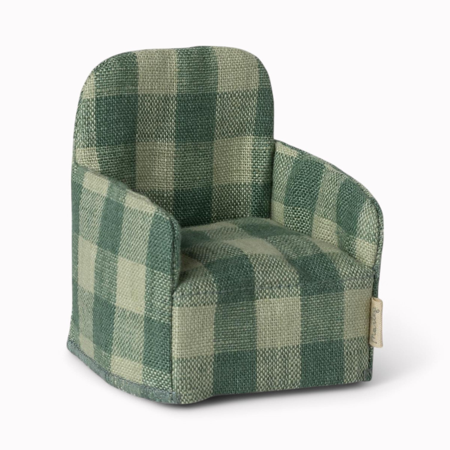 Maileg Folding Chair Mouse | Green Check