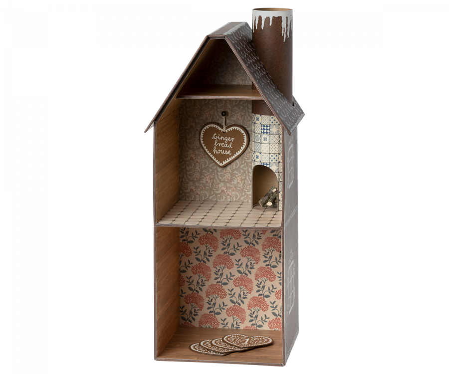  Maileg Cardboard Two-Story Gingerbread House