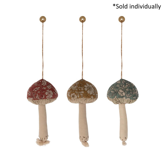 Maileg Mushroom Ornament Blossom Assorted