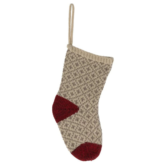  Maileg Christmas Stocking Soft Grey
