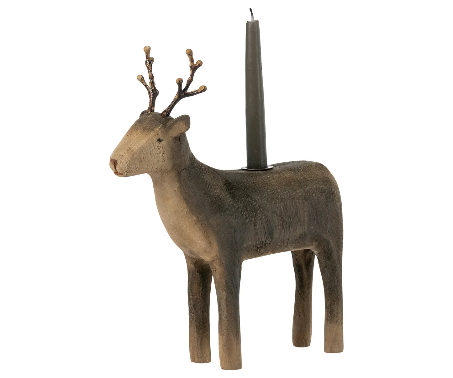  Maileg Wooden Reindeer Candle Holder
