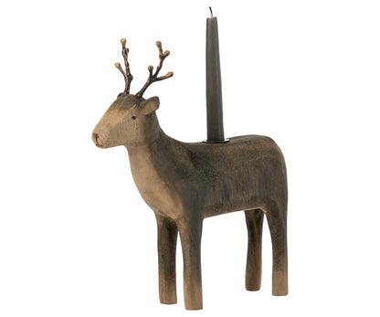  Maileg Wooden Reindeer Candle Holder
