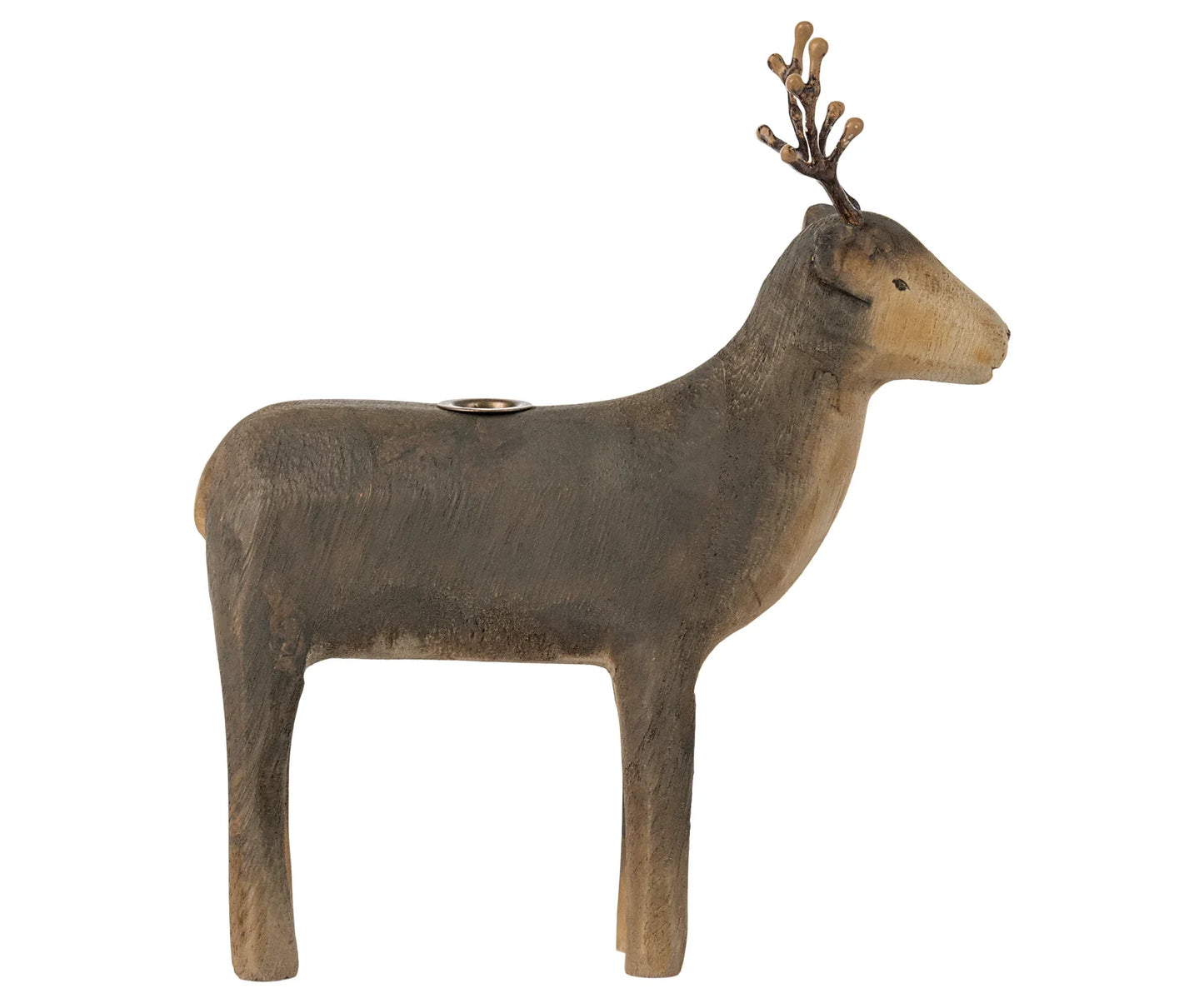  Maileg Wooden Reindeer Candle Holder