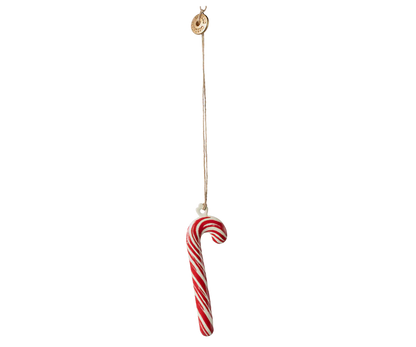  Maileg Christmas Metal Ornament - Sugar Cane - Stripe