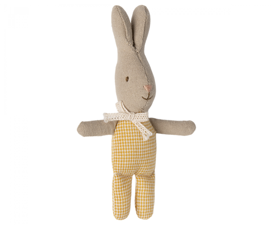 Maileg ETA MARCH SS24 Rabbit, My - Yellow Check