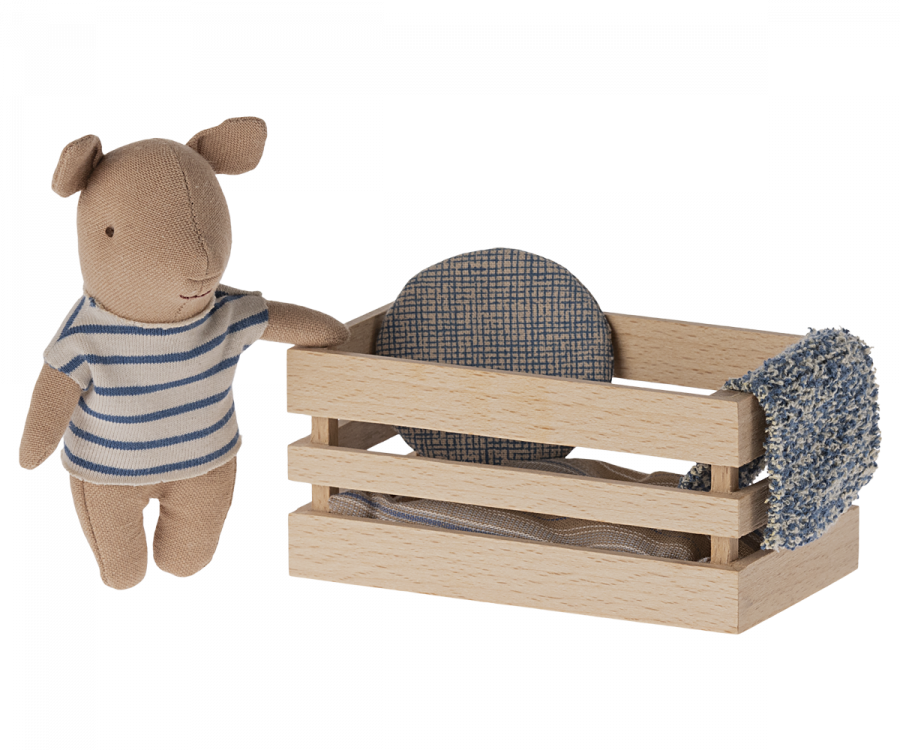  Maileg - Pig, Baby In Box - Boy