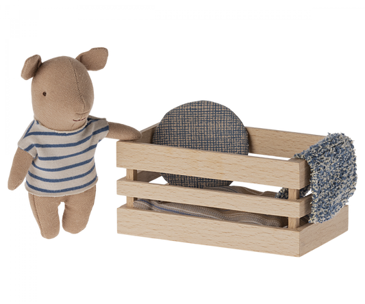 Maileg - Pig, Baby In Box - Boy