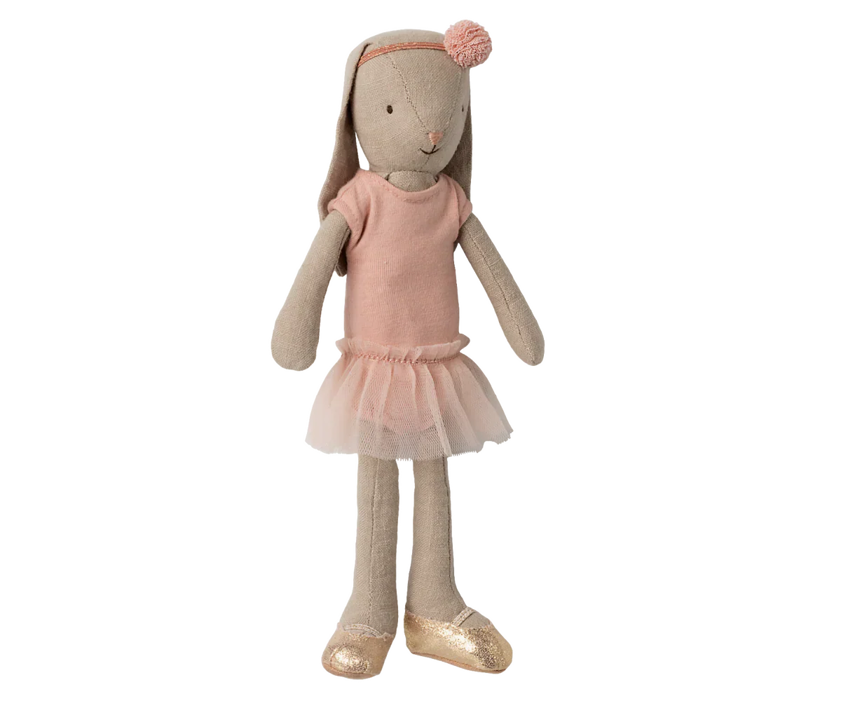 Maileg Bunny, Size 2 - Classic - Ballet Suit And Skirt - Rose