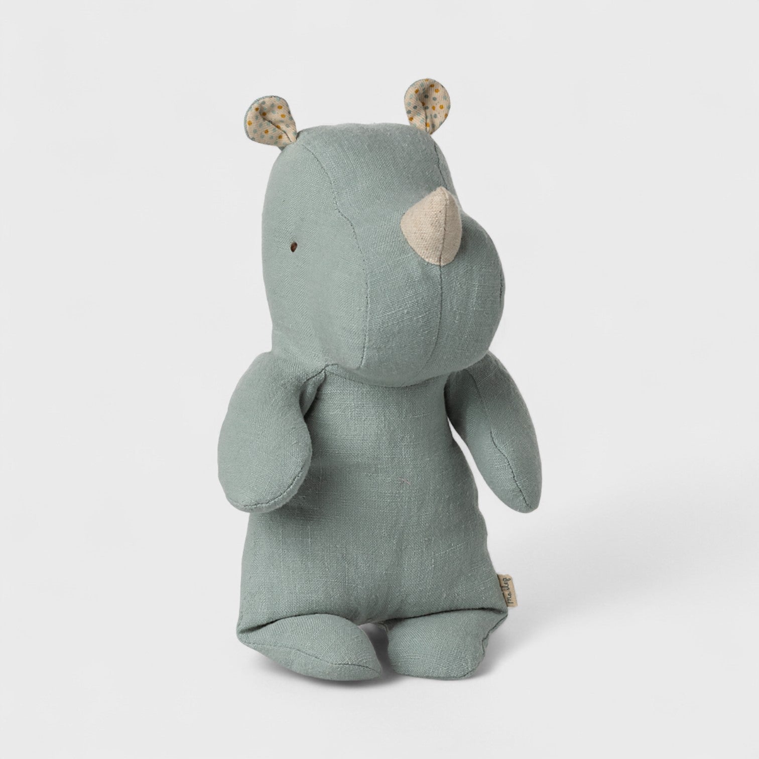 Maileg Safari Friends Rhino | Light Dusty Blue