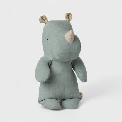 Maileg Safari Friends Rhino | Light Dusty Blue