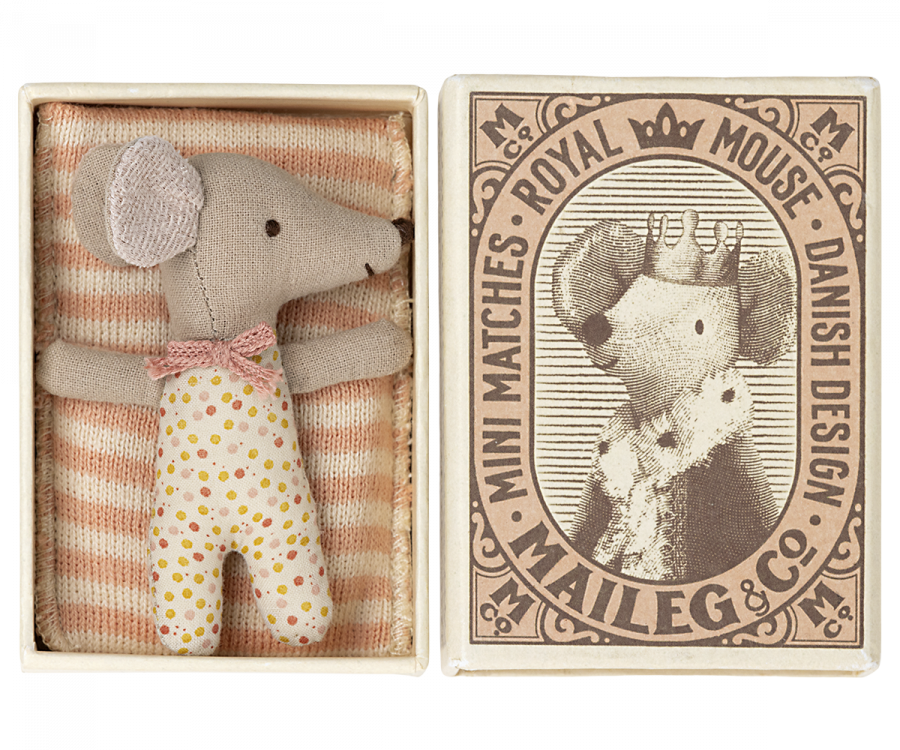  Sleepy Wakey, Baby Mouse - Rose